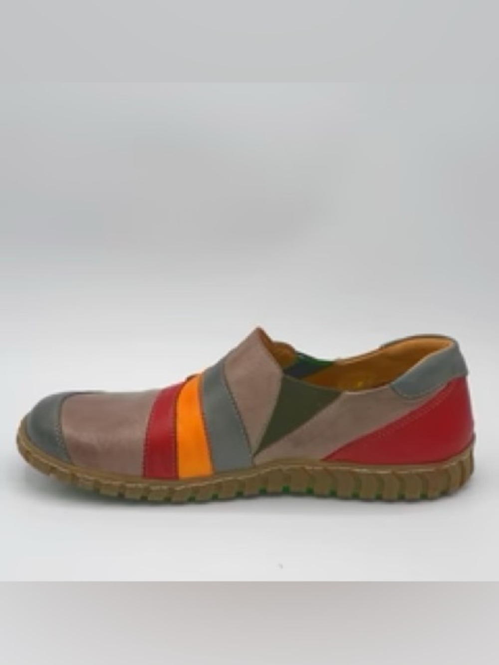Spring Step Women's Neeta slip-on shoes in a multi-color leather - Picture 4 of 10
